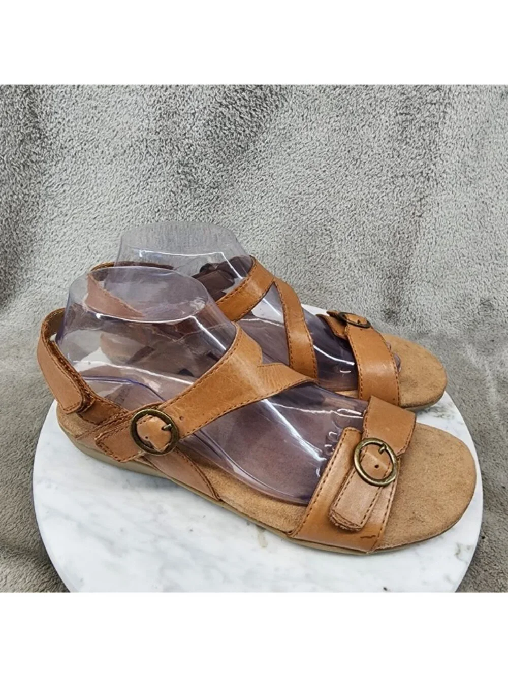 Earth Origins Sandals Womens Size 9 Brown Leather Beck Sandals *Read*